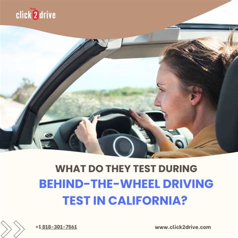 is california driving test hard|california behind the wheel driving test.